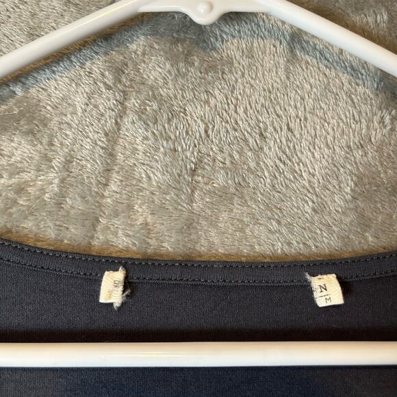 Peruvian Connection Women’s Sz Medium Gray Long Sleeve Dress Side Slits - Picture 6 of 6